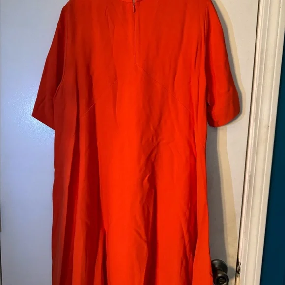 COS GUC Orange Midi Dress - Picture 4 of 5